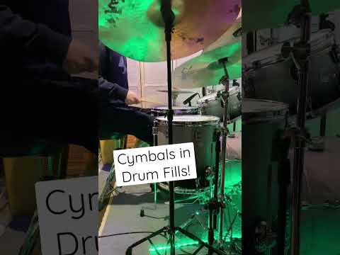 Incorporating Cymbals into Drum Fills #shorts