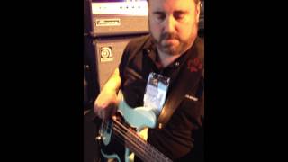 Video thumbnail for Ampeg V4B 100 Watt Bass Amp Head at Winter NAMM 2014 by Easy Music Center