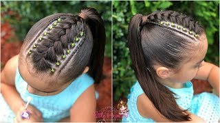 Coleta Con Doble Trenza Para Niñas Peinados Faciles Coleta Con Doble Trenza Para Niñas Peinados Faciles