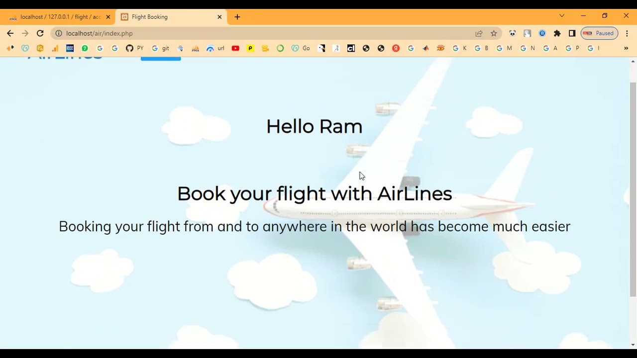 Online Flight Ticket Booking System In PHP OKOK PROJECTS Final Year Online flight ticket booking system in php okok projects final year