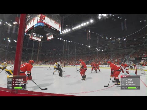 NHL 21_Stanley Cup Playoffs sim Hurricanes vs Predators period 3 game 5