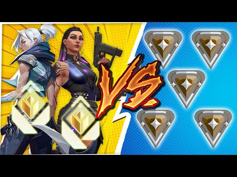 Valorant: 2 Radiants VS 5 Bronze Players - Who Wins?