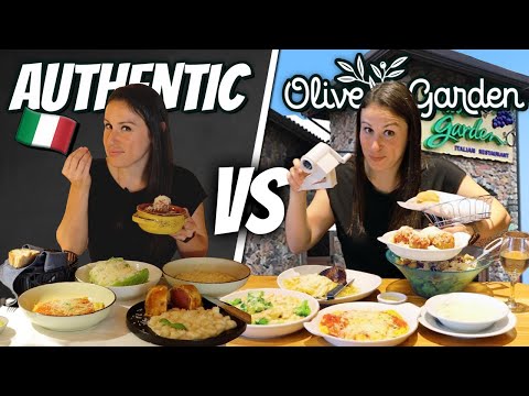 Authentic Italian Foods VS Olive Garden Italian Kitchen