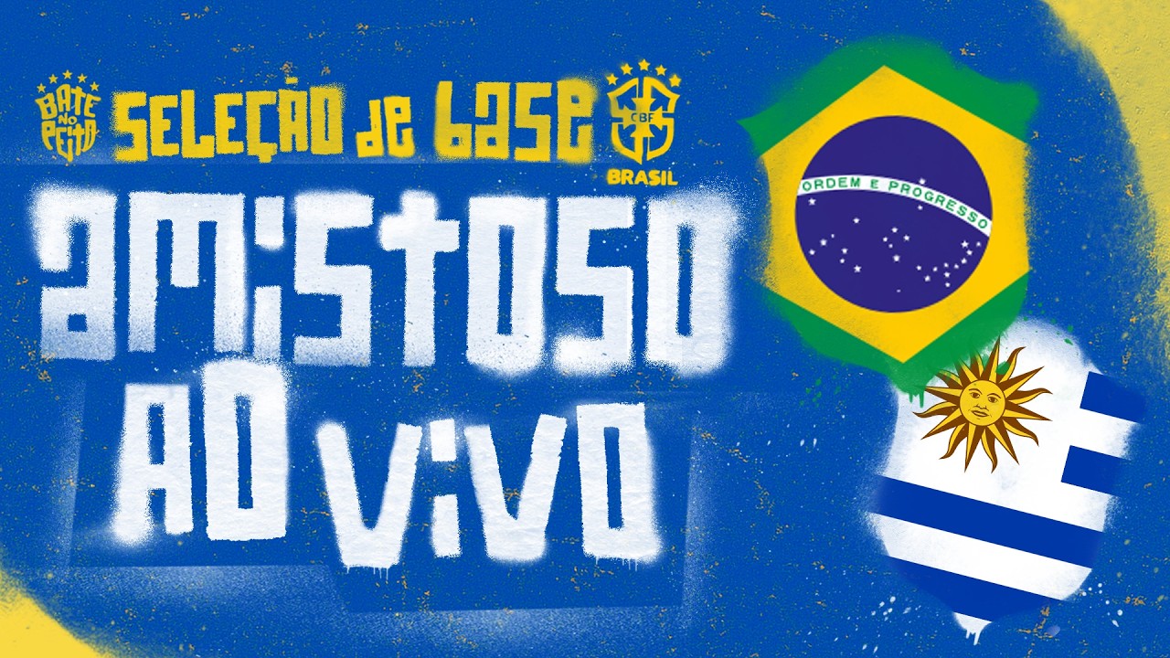 AO VIVO COM IMAGENS: BRASIL x URUGUAI | AMISTOSO INTERNACIONAL SUB-15