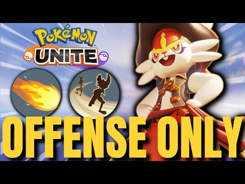 ALL-OUT OFFENSE CINDERACE BUILD | Pokemon Unite Guide