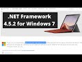 Microsoft .NET Framework 4.5.2 for Windows 7