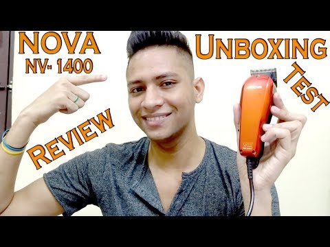 Nova electric trimmer unboxing