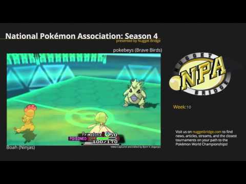 NPA 4 Week 10 - Boah (Ninjas) vs pokebeys (Brave Birds)