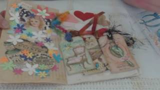 Trashy Junk Journal - May Passport to the Continents swap - North America