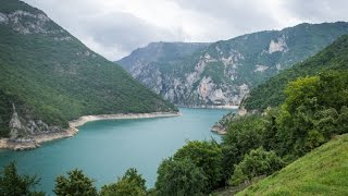 Lake Piva,  Ostrog Monastery - Montenegro - Sptember 2014