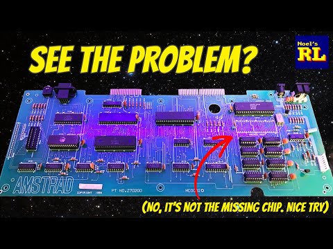 Stumping Black Screen Amstrad CPC 464 Repair