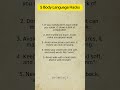5 Body Language Hacks