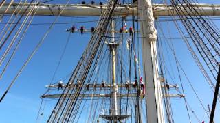 Storm Weather Shanty Choir at Statsraad Lehmkuhl 2011