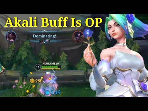 Akali Buff Is Over Power ! Tier S Patch 4.3B Gameplay Akali - League of Legends: Wild Rift Indonesia