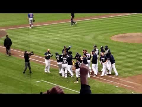 Braun's Walkoff Celebration!!!