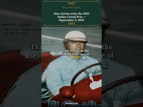 How did Nino Farina become the first F1 World Champion?