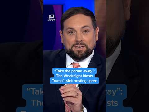 'Take the phone away': The Weeknight blasts Trump's sick posting spree