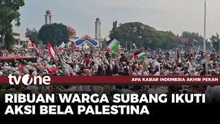 Download lagu Tumpah Ruah, Aksi Bela Palestina di Subang | AKAP tvOne mp3