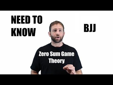 Understanding BJJ - Control and Zero Sum Theory
