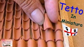 Costruzione tetto in miniatura