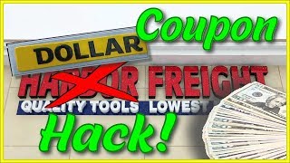Harbor Freight Coupon Hack (For Fun)