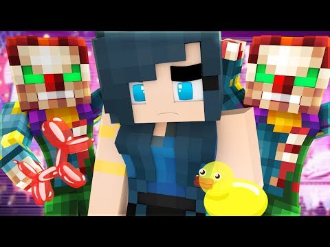 OUR NEIGHBORHOOD IS HAUNTED BY CLOWNS?! (Minecraft Adventures)