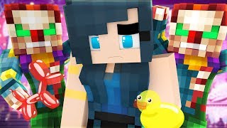 OUR NEIGHBORHOOD IS HAUNTED BY CLOWNS?! (Minecraft Adventures)