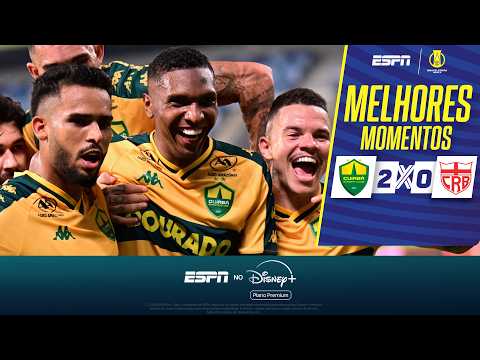 Gols e lances de Cuiabá x CRB