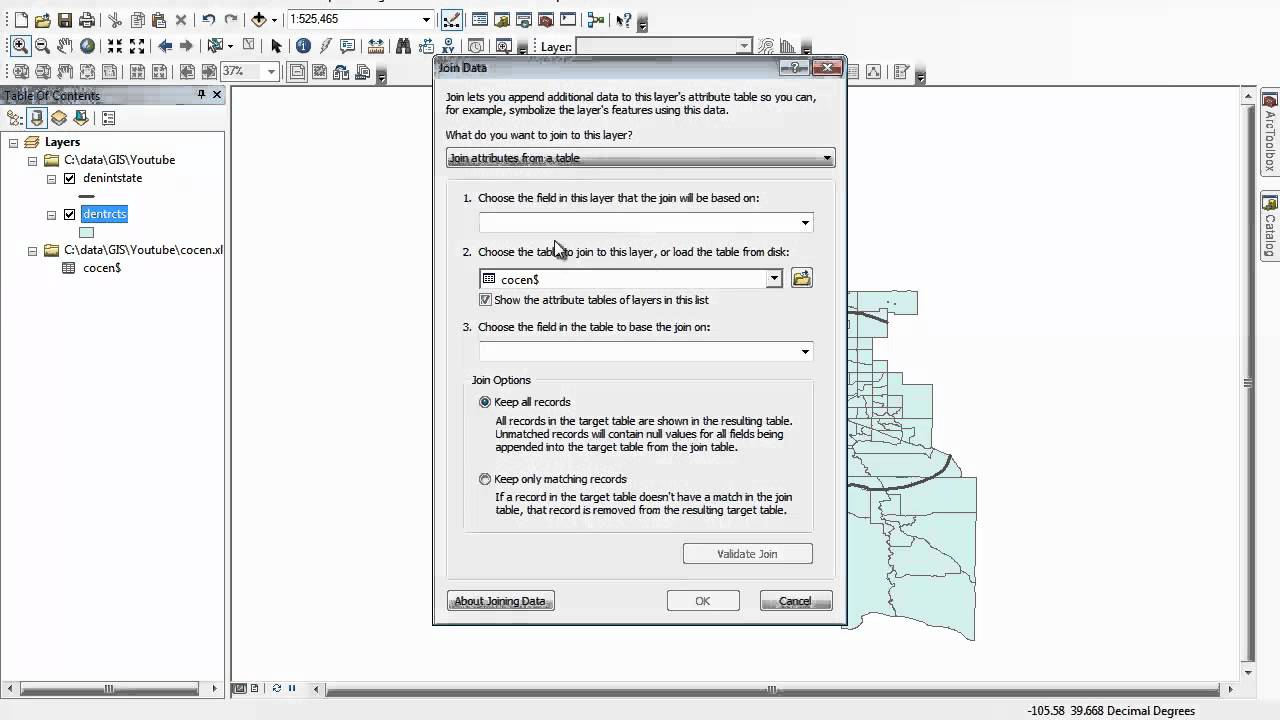 GIS Tutorial: Joining Census Data to a Shapefile