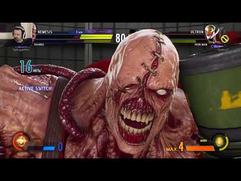 Marvel vs. Capcom Launch MP pt85 - vs. Ultron/Iron Man