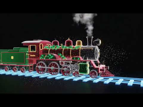 3D HOLOGRAM: 🎄 RELAXING CHRISTMAS MUSIC & WINTER WONDERLAND! ❄️