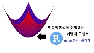 rstat101 week 6 R에서 optim 함수를 이용한 회귀직선 구하기