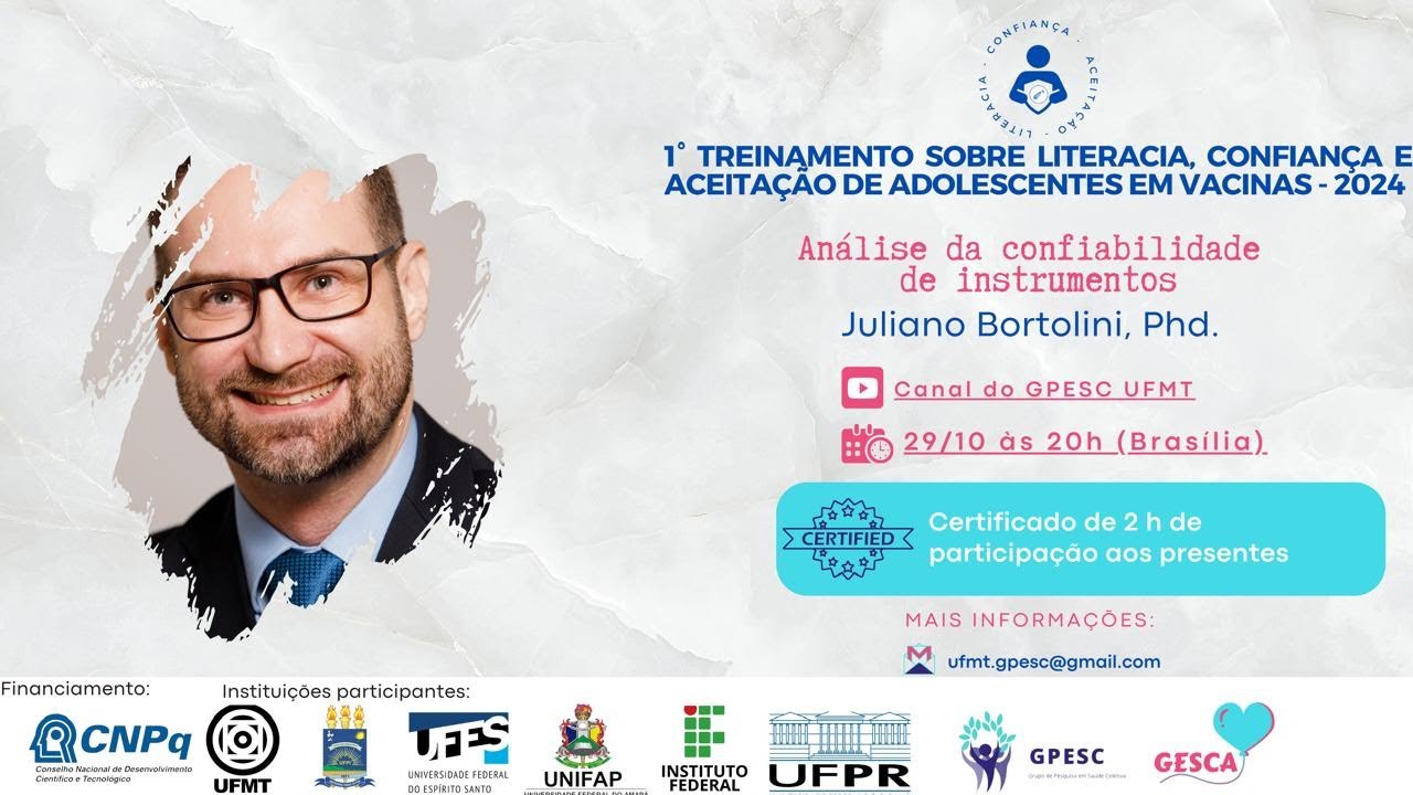 7ª Aula: Análise da confiabilidade de instrumentos.