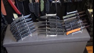 Cold Steel Big Folders Collection, Knife Display Stand Racks Review ($16), Storage Bench ($45)