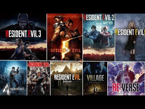 All Resident Evil Games Trailers|(2,3,4,5,6,7,8,9)|