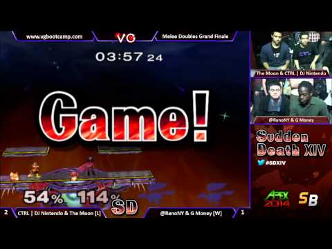 Sudden Death 14 - CTRL | DJ Nintendo & The Moon Vs G Money & Reno - SSBM Grand Finals