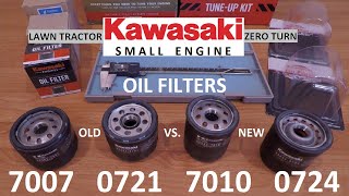 Kawasaki Oil Filters Up Close - New Design vs Old Design