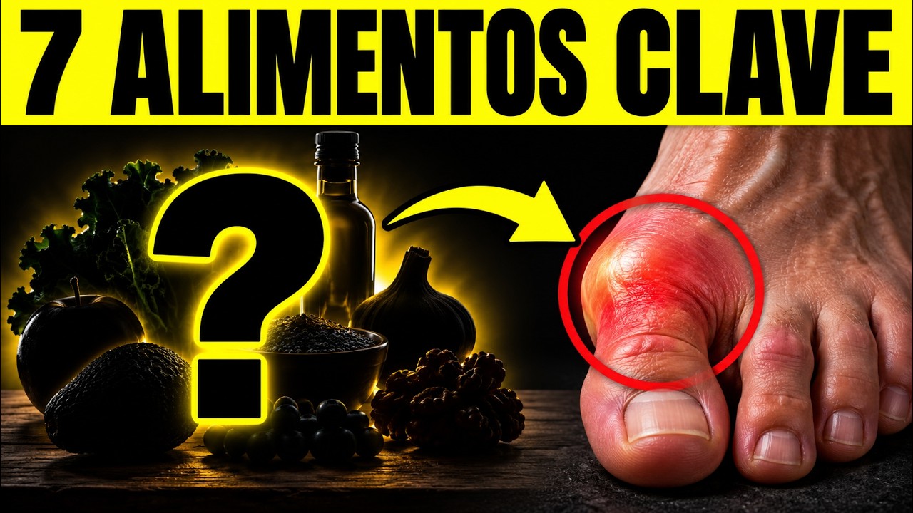 7 Alimentos CLAVE para BAJAR EL ÁCIDO ÚRICO