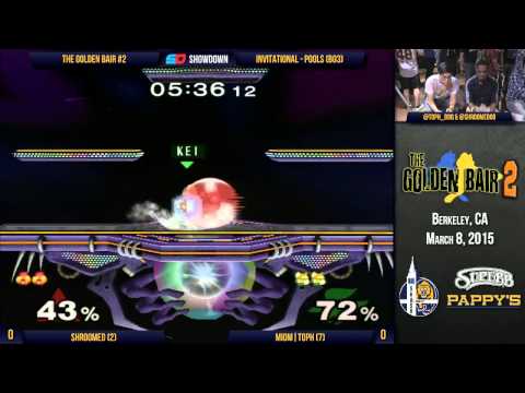 The Golden Bair #2 - Invitational - Pools: Shroomed (Sheik) vs MIOM|Toph (Fox)