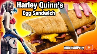 How To Make Harley Quinn’s EGG Sandwich | Birds Of Prey Movie | Suicide Sqaud |