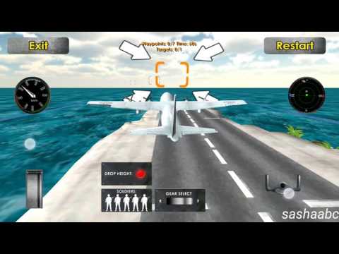 fly transport airplane 3D обзор игры андроид game rewiew android