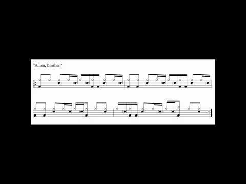 The 'Amen' Break - How to Play, with Notation