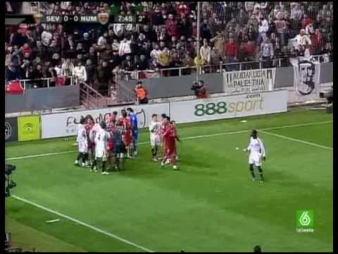 Sevilla FC 1 - 0 Numancia Jornada 19 de Liga 17-01-09 (ver en alta definición HD)