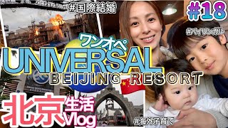 【海外生活】海外子育て8歳1歳兄妹ワンオペユニバは辛いよ | 北京ユニバーサルスタジオ | キャッシュレス