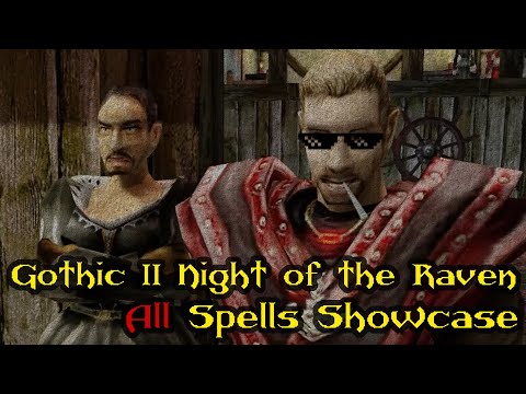 Gothic II Night of the Raven All Spells Showcase #gothic #gaming