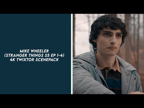 Mike Wheeler (stranger things s5 ep 1-4) 4k twixtor scenepack