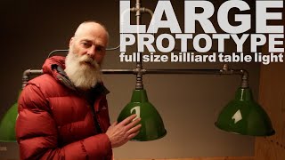 How To Build Our Large Braced Plumbing Pipe Billiard Table Light