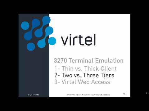 The Future of 3270 Terminal Emulation: The Tale of Two Architectures