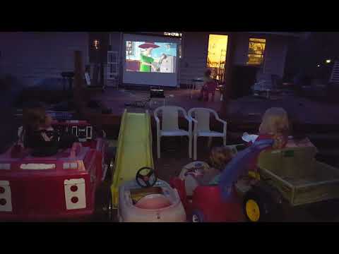 Drive-in movie / kids birthday party