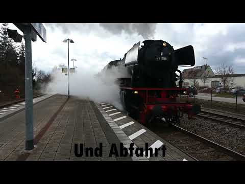 Eurovapor überführungs Fahrt der Dampflok 77.250 mit 23 058